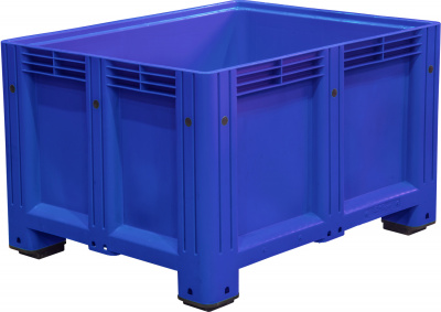 Big Box п/э 1200х1000х760 сплошной, на ножках цв. синий