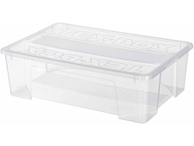 Ящик п/п TEX BOX 570х380х170 28л. цв. прозрачный