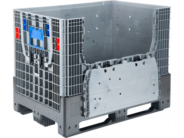 DPF-Box 1208S 1200x800x950 мм сплошной разборный на 3-х полозьях с 2-мя откид. дверцами