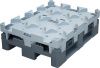 Паллет 1085х812х225 мм для бутылок серый