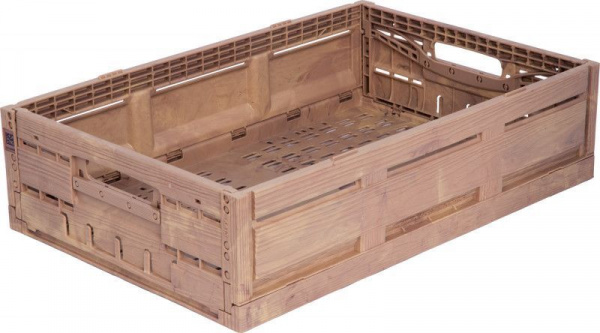 Ящик пластиковый 600Х400Х130 WOOD LOOK