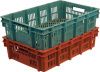 Ящик п/э для заморозки 600х400х150 конусный,перф. красный