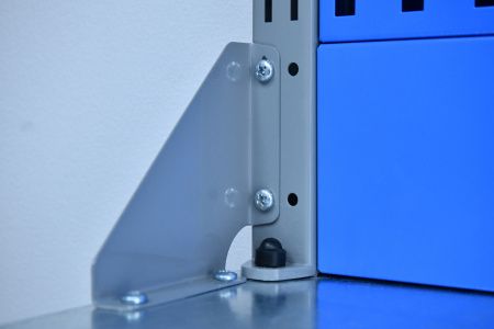 Стол-верстак слесарный однотумбовый, ВхШхГ 855x1196x696, TNC 121.13.1
