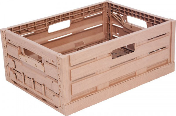 Ящик пластиковый 400Х300Х160 WOOD LOOK