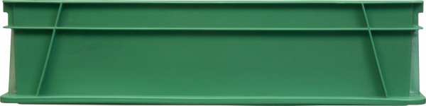 Ящик 740х465х145 2,4кг сплошной цв. зелёный