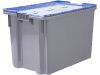 Ящик с крышкой п/э 600х400х300 сплошной